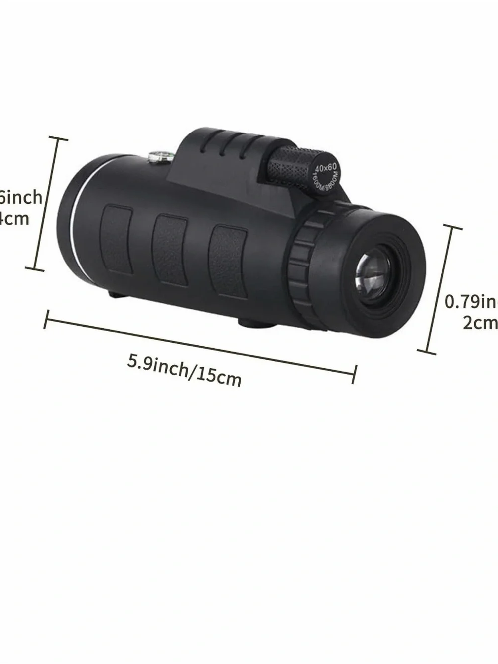 40x60 HD Monocular Telescope with Low Light Vision for Adventurers and Explorers